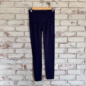 Spanx assets red hot label blue seamless leggings size large